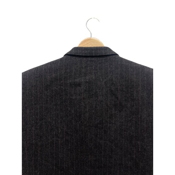 Pendleton Vintage 90's Dark Gray Wool with Red Pinstripe Blazer - Picture 7 of 7
